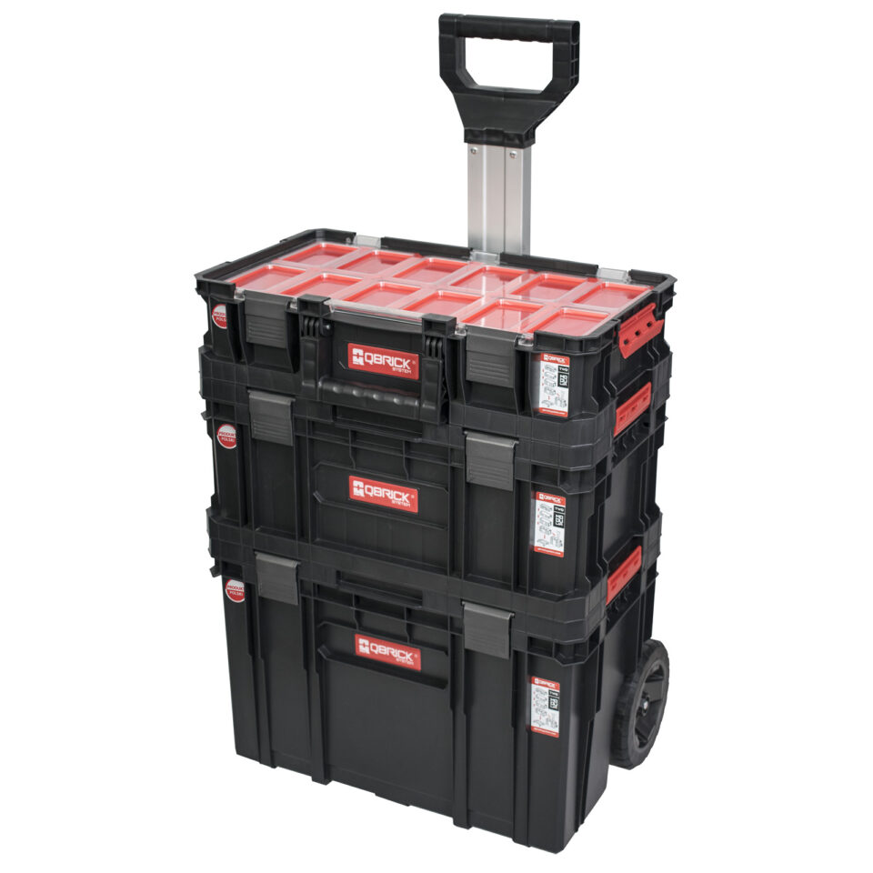 QBRICK TWO - Mobiler Werkstattwagen (Set 6in1) | 535x390x820 mm